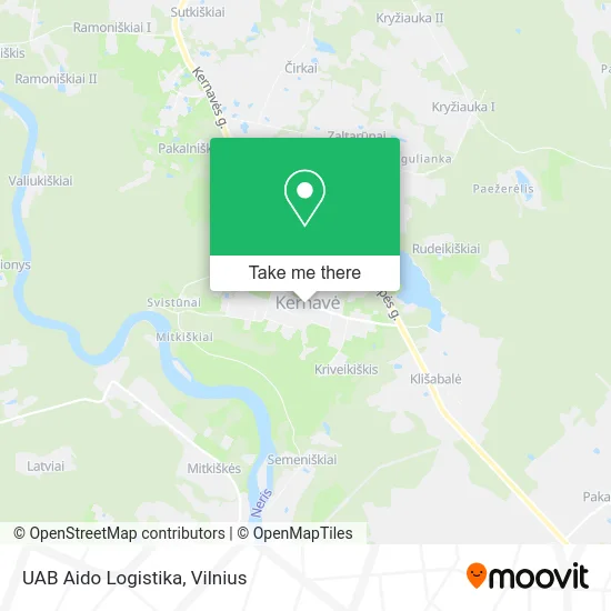 Карта UAB Aido Logistika