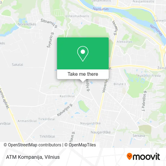 Карта ATM Kompanija