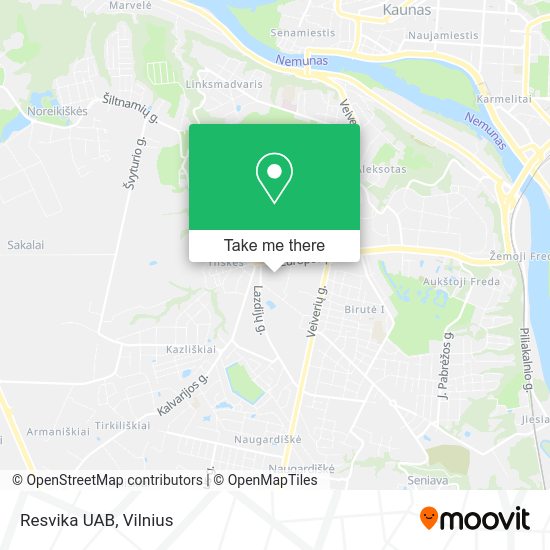Карта Resvika UAB