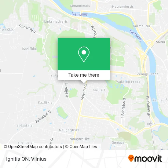 Ignitis ON map