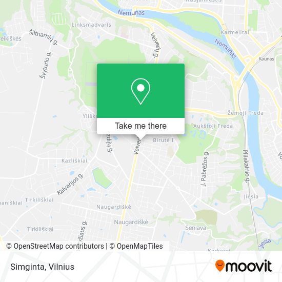 Карта Simginta