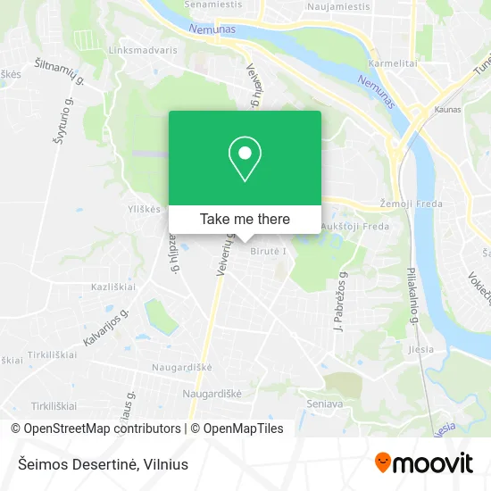 Карта Šeimos Desertinė