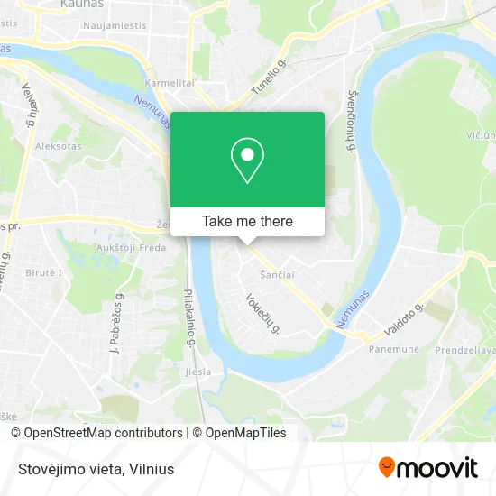 Карта Stovėjimo vieta