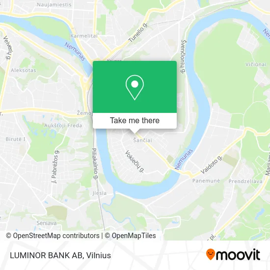 Карта LUMINOR BANK AB