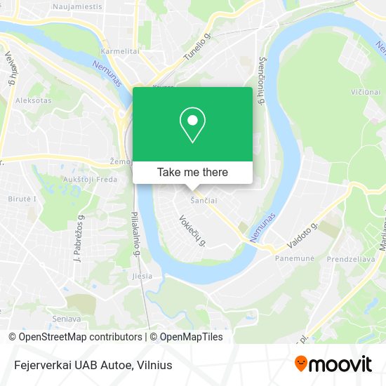 Карта Fejerverkai UAB Autoe