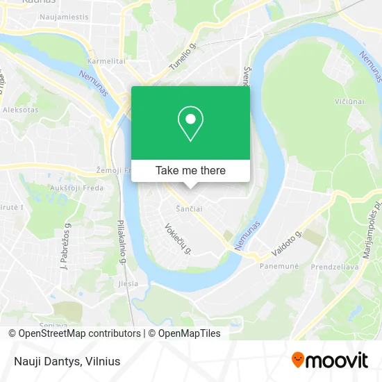 Карта Nauji Dantys