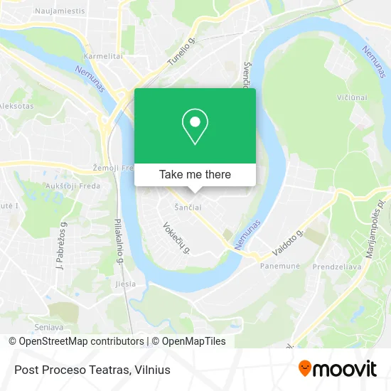 Карта Post Proceso Teatras