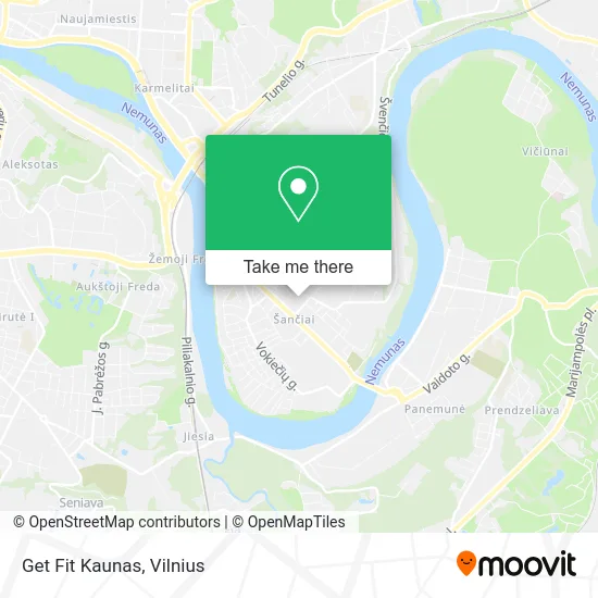 Карта Get Fit Kaunas