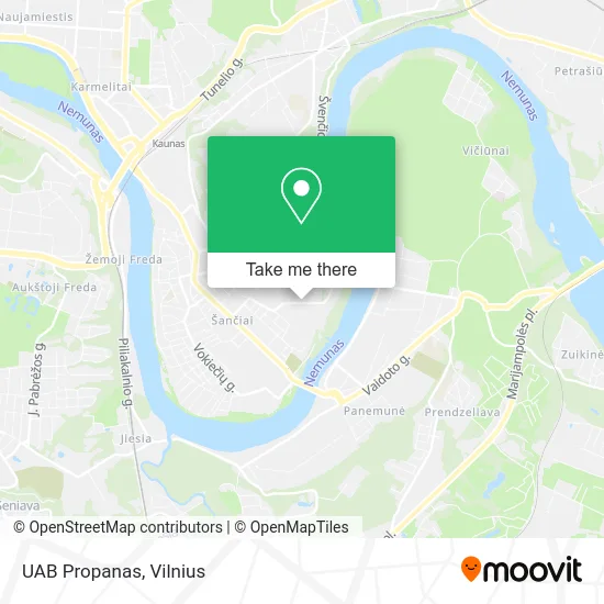 Карта UAB Propanas