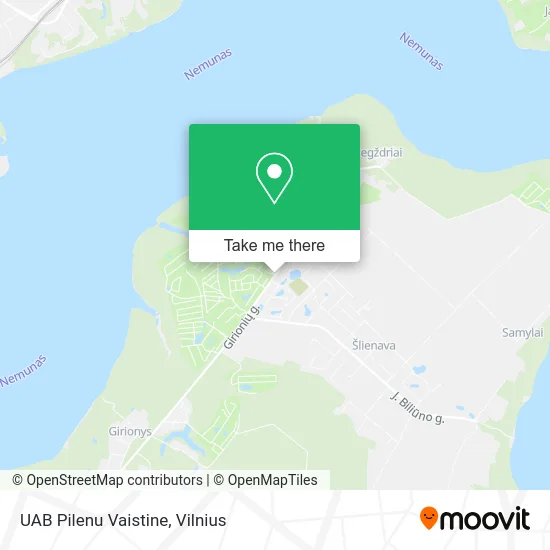 Карта UAB Pilenu Vaistine