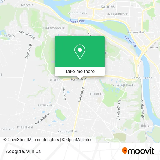 Карта Acogida
