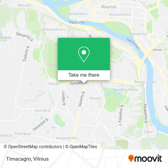 Карта Timacagro