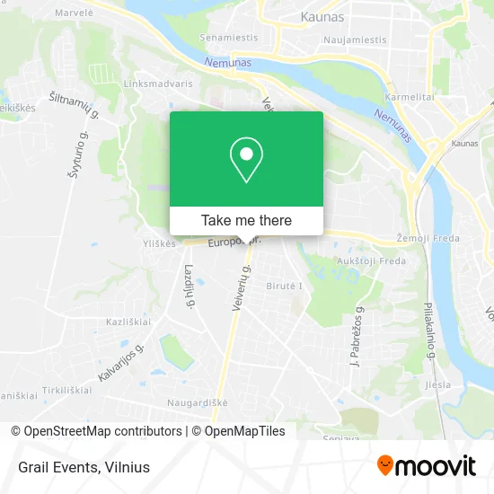 Карта Grail Events