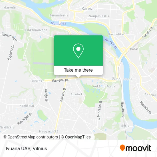 Карта Ivuana UAB