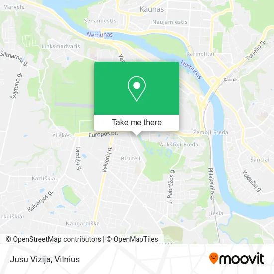 Карта Jusu Vizija