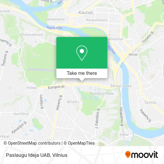 Карта Paslaugu Ideja UAB