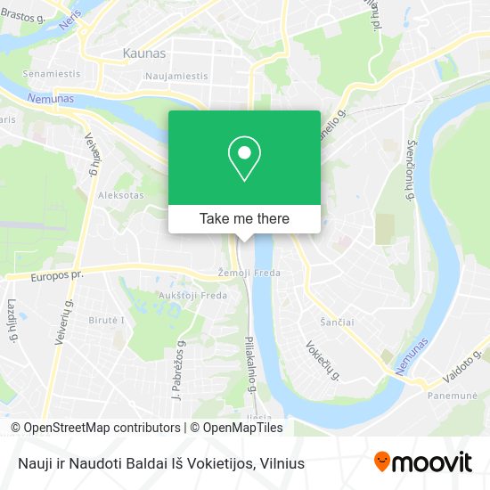 Карта Nauji ir Naudoti Baldai Iš Vokietijos
