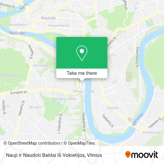 Карта Nauji ir Naudoti Baldai Iš Vokietijos