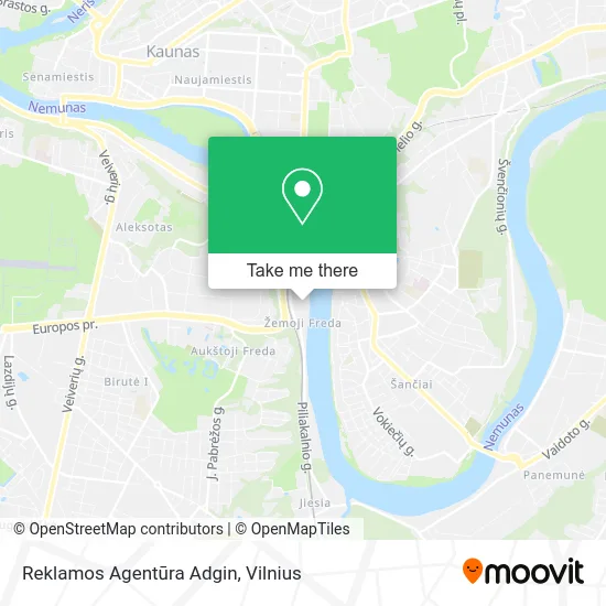 Reklamos Agentūra Adgin map