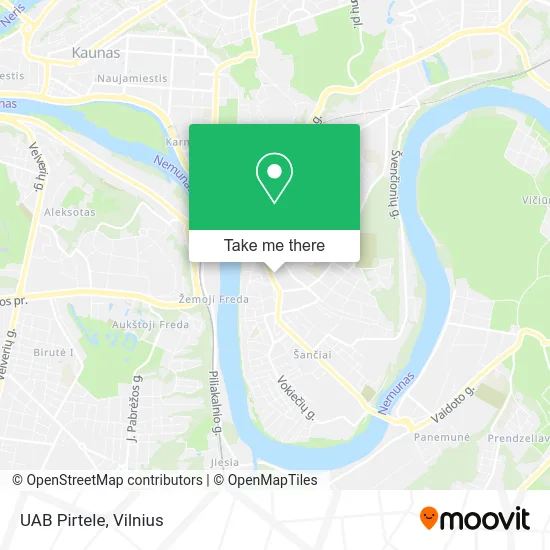 Карта UAB Pirtele