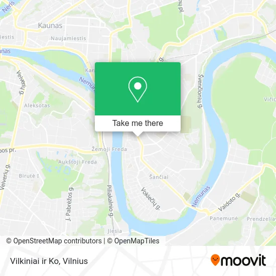 Карта Vilkiniai ir Ko