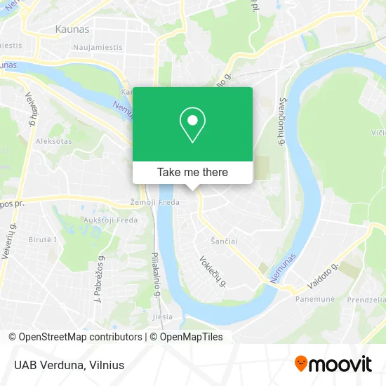 Карта UAB Verduna