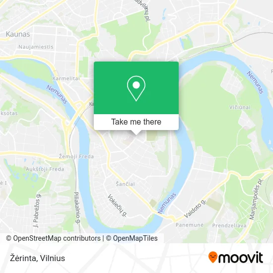 Карта Žėrinta