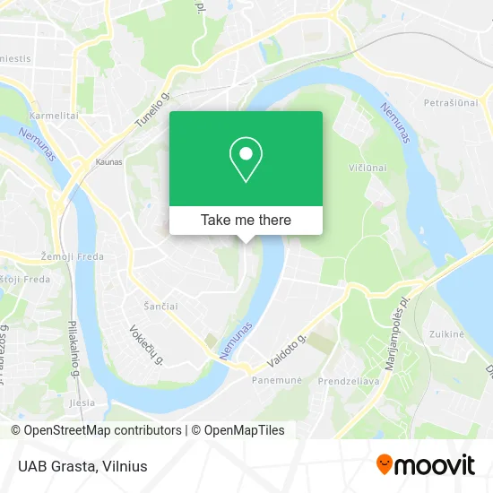 Карта UAB Grasta