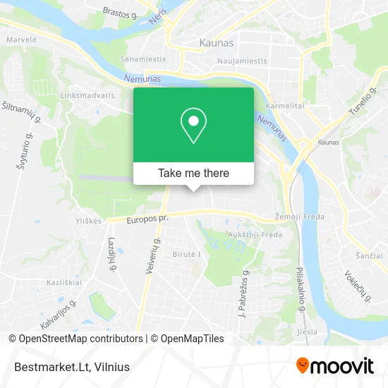 Карта Bestmarket.Lt