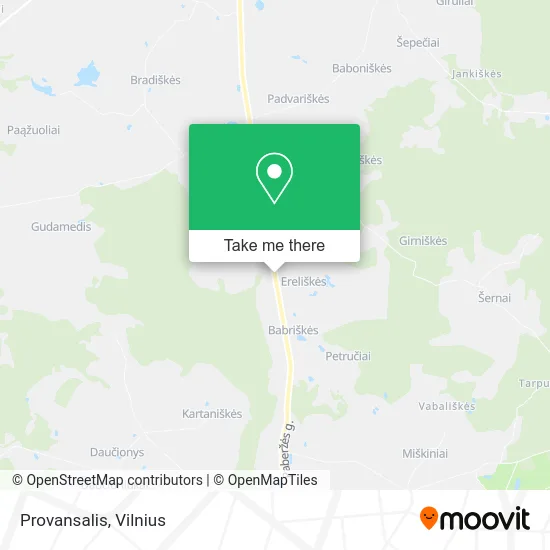 Карта Provansalis