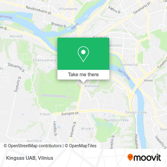 Карта Kingsas UAB