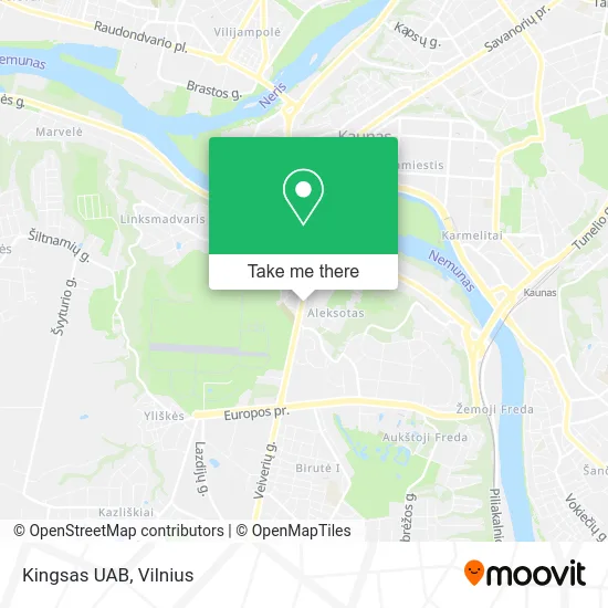 Карта Kingsas UAB
