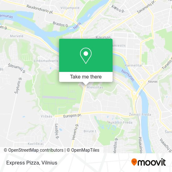 Карта Express Pizza