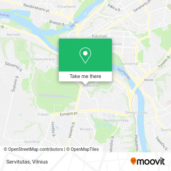 Карта Servitutas