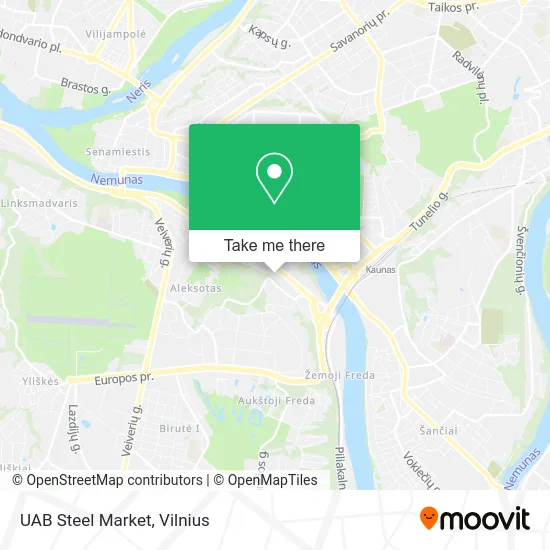 Карта UAB Steel Market