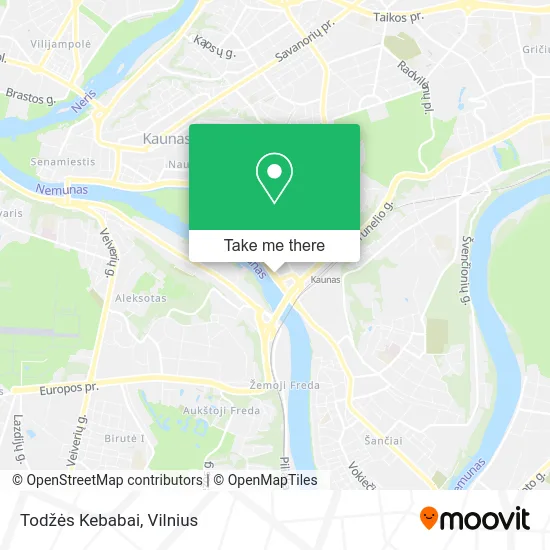 Todžės Kebabai map