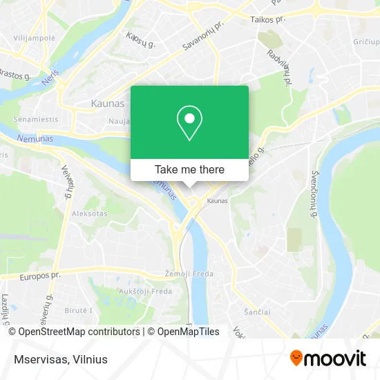 Карта Mservisas