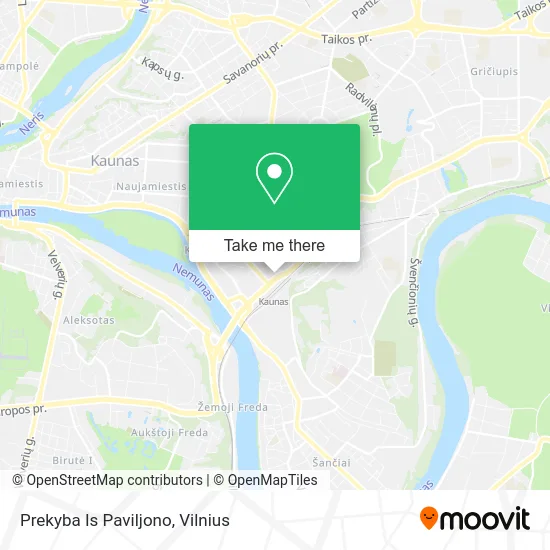 Карта Prekyba Is Paviljono