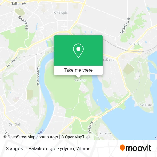 Карта Slaugos ir Palaikomojo Gydymo