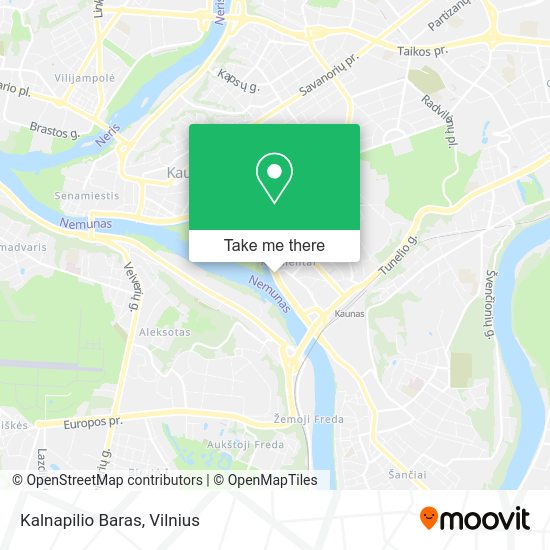 Карта Kalnapilio Baras