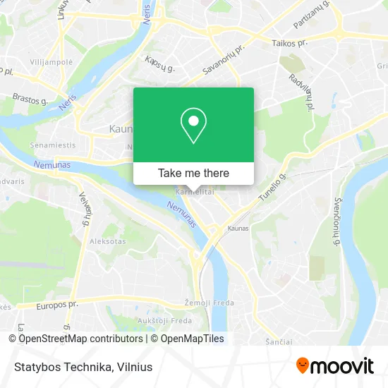 Карта Statybos Technika