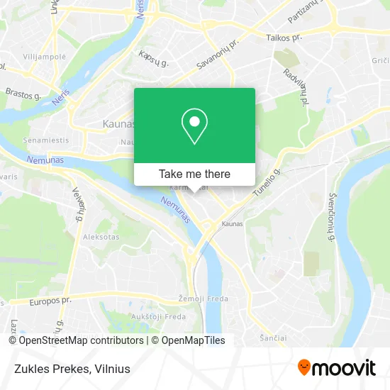 Карта Zukles Prekes