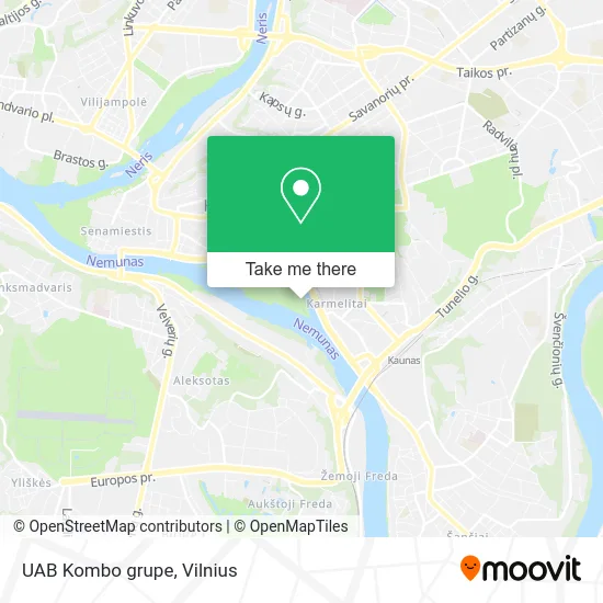 Карта UAB Kombo grupe