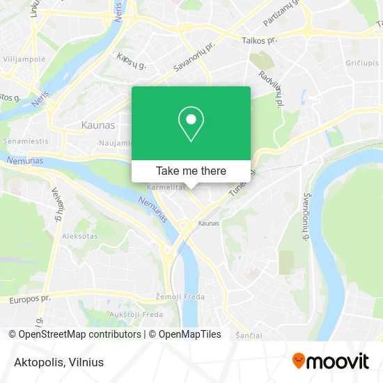 Карта Aktopolis