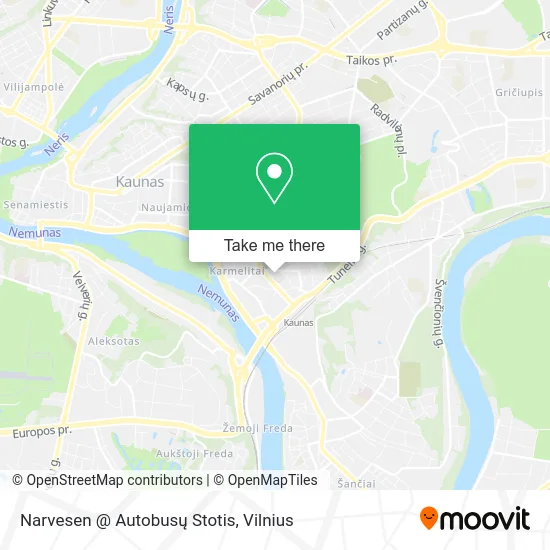 Карта Narvesen @ Autobusų Stotis