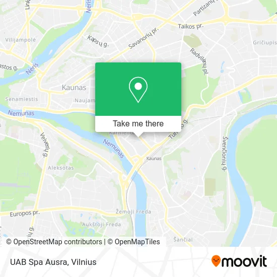 Карта UAB Spa Ausra