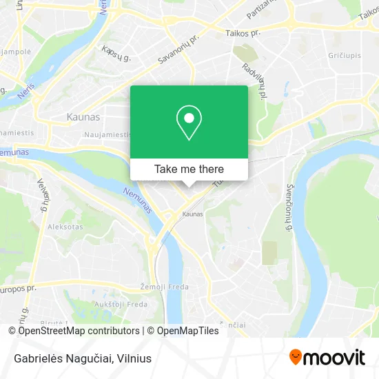 Карта Gabrielės Nagučiai