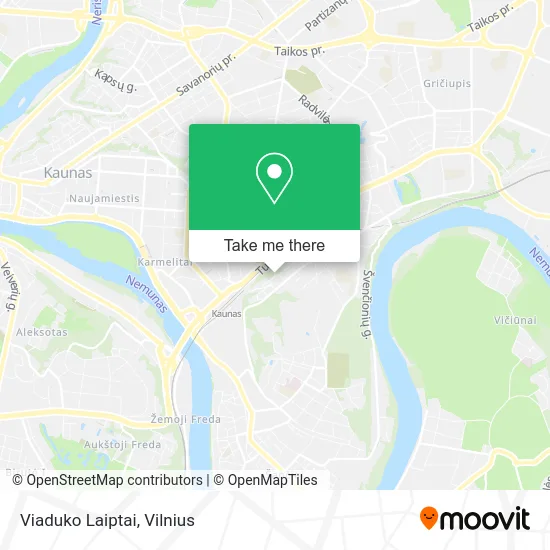 Карта Viaduko Laiptai