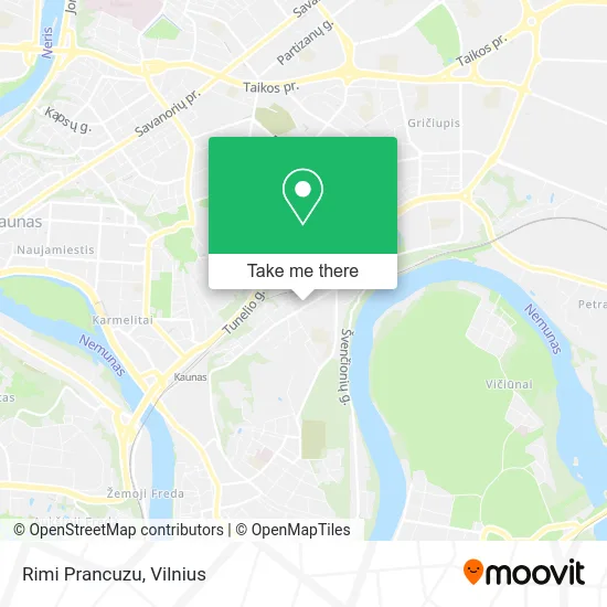 Карта Rimi Prancuzu