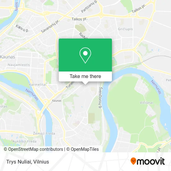 Карта Trys Nuliai